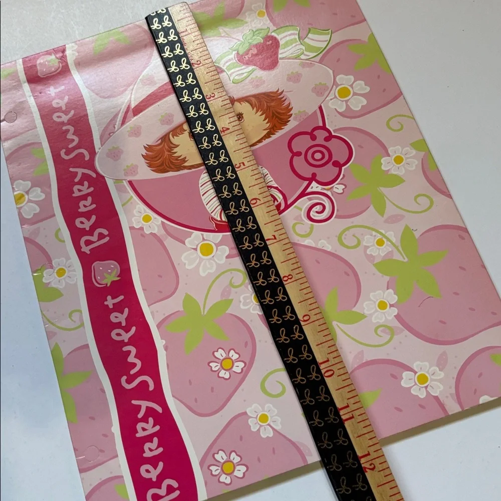 Strawberry Shortcake Folder 2003 Millennial Strawberry Shortcake School Folder